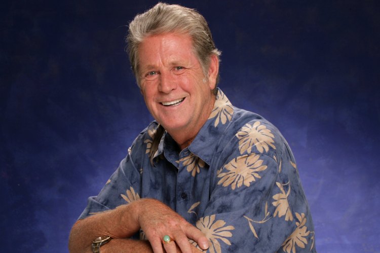Portrait of Brian Wilson, a singer and songwriter.