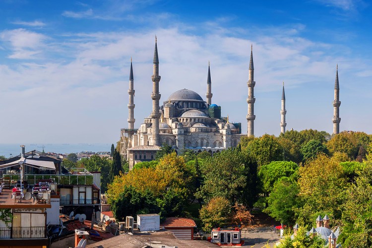 The Blue Mosque in Istanbul, Turkey