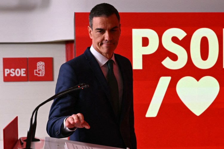 Pedro Sanchez, Spain’s Prime Minister, is resisting calls to resign