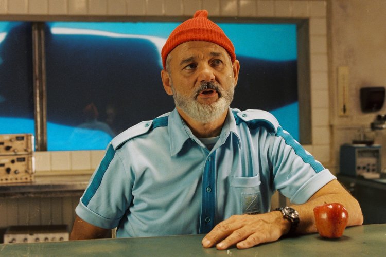 Bill Murray in a scene from *The Life Aquatic*.